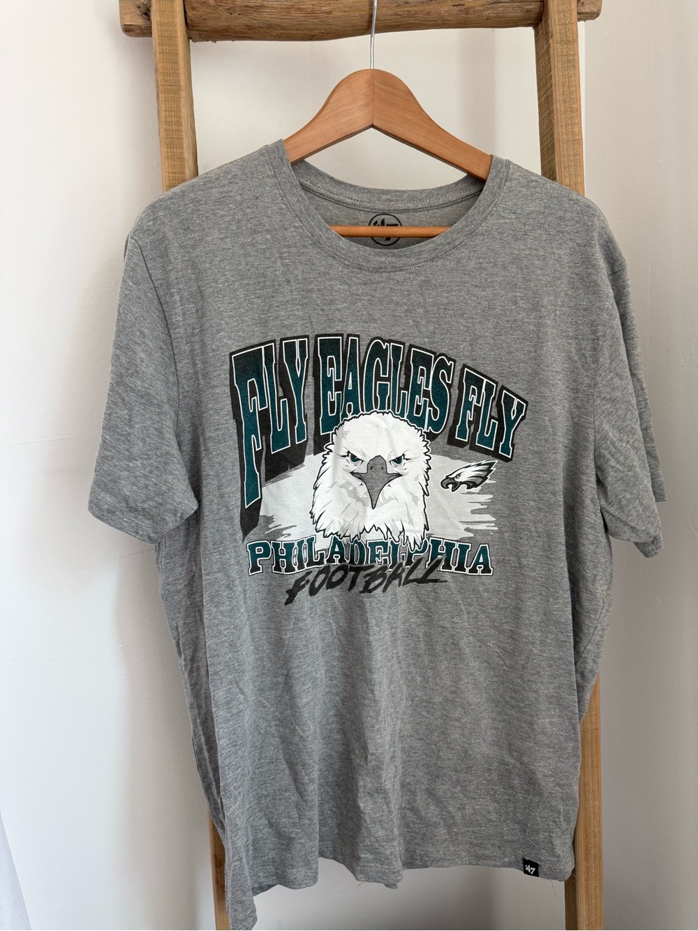 Philadelphia Eagles Gray 'Fly Eagles Fly' Short-Sleeve Tee